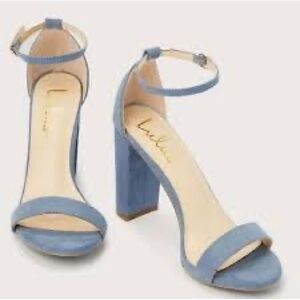 New Lulus light blue heels